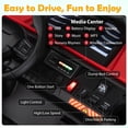 thumbnail image 4 of Costway 24V 2-Seater Ride on Dump Truck,4WD Kids Ride on Car with Electric Dump Bed Red, 4 of 10