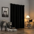 thumbnail image 2 of Sun Zero Cyrus Thermal 100% Blackout Grommet Curtain Panel, 40"X96", Black, 2 of 10