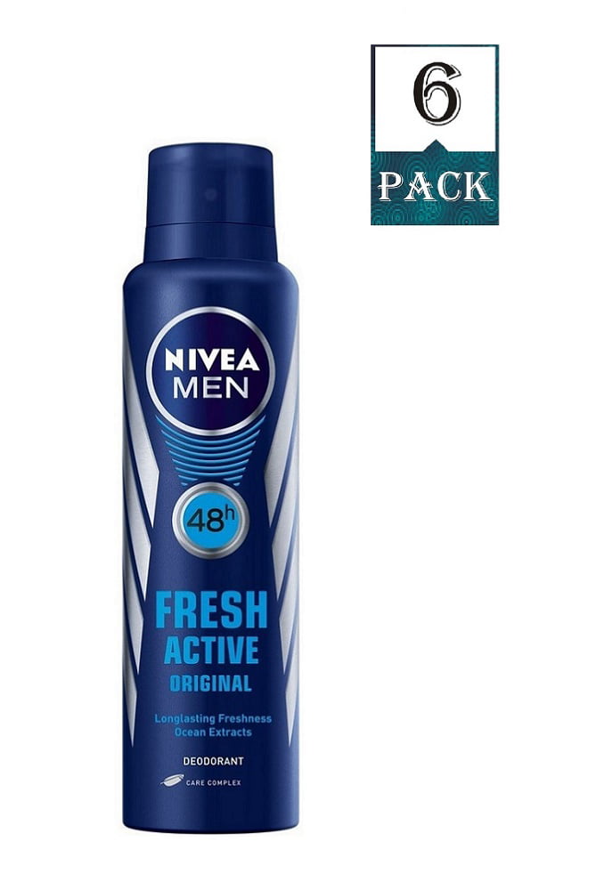 Overleg Idioot vruchten Nivea Ap-Deo Spray Men Dry Impact 150 Ml (Pack Of 6) - Walmart.com