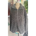 thumbnail image 3 of Women's Wool Coat Zipper Stand-Up Collar Pocket Coat, 3 of 9
