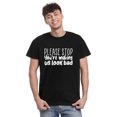 thumbnail image 2 of TotallyTorn I Could Be Helpful But I Don't Want You To Know It Novelty Sarcastic Funny Mens Graphic T Shirts, 2 of 5