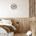 thumbnail image 4 of Farmhouse Wall Clock Battery Operated 10 Inch Silent Non-Ticking Wooden Wall Clocks Country Flower Field Clock for Kitchen Living Room Bedroom Decor, 4 of 7