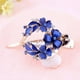thumbnail image 3 of 2pcs Pinza de cabellero Floral Rhinestone Formal Gruesa Horquilla Pinza Accesorios para El Cabello, 3 of 7