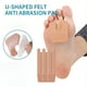 thumbnail image 5 of Almohadilla para el antepié resistente al desgaste tipo fieltro de 48 Uds., reduce la fricción, alivia el dolor del pie, protege la piel de los dedos de los pies, 5,3*4,3 cm, 5 of 5