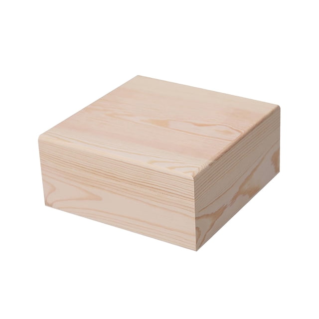 Wooden Storage Box Container Organizer Box for Home Organization Art Hobbies 18cmx18cmx8cm