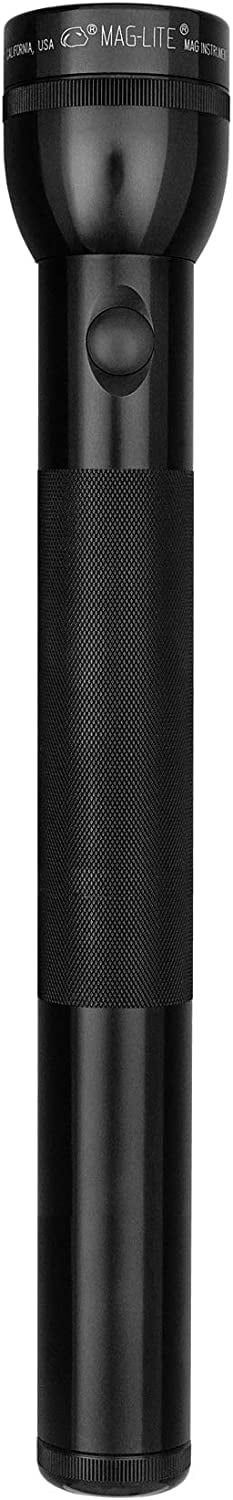 Maglite Heavy-Duty Incandescent 4-Cell D Flashlight, Black
