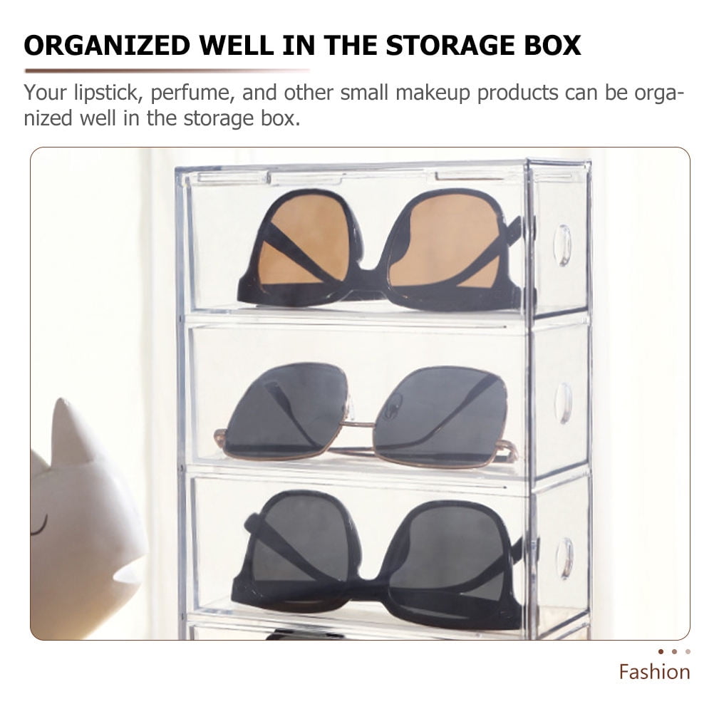 LEORX Jewelry Organizer For Drawer Jewelry Display Box Transparent Organization 1Set