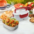 thumbnail image 4 of Chauffe-repas Portable, Contenant Isolé Chauffant pour Repas, pour Voyage en Plein Air, Camping, Randonnée, avec Température Réglable et Batterie Rechargeable, 4 of 5
