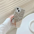 thumbnail image 5 of Mirror Case for iPhone 14 Pro Max,Curly Wave Frame Shape iPhone Case,Cute Stars Pattern Makeup Case for Women Girls,Shockproof Protective Cover Case for iPhone 14 Pro Max 6.7 inch, 5 of 8