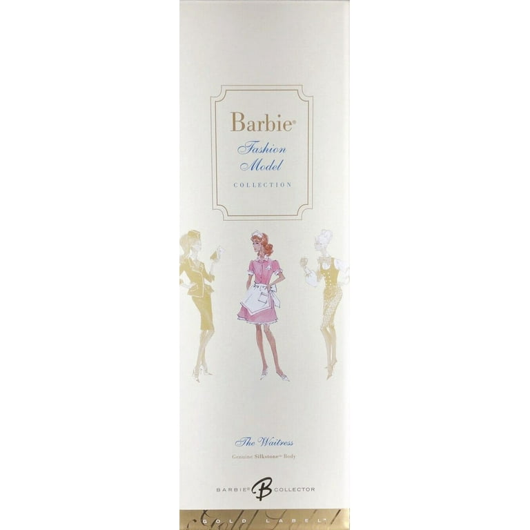 The Waitress Barbie, Genuine Silkstone Doll, BFMC, Gold The Waitress Barbie, Genuine Silkstone Doll, BFMC, Gold