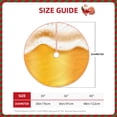 thumbnail image 2 of Rateoe Golden Beer Pattern Christmas Tree Skirt with Ties, Christmas Tree Decorations, Farmhouse Christmas Decor Xmas Holiday Decorations-36", 2 of 6