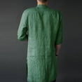 thumbnail image 4 of INCERUN Men's Long Sleeve Kurta Shirt Traditional Kaftan Indian Shirts Tunic Long Tops, 4 of 6