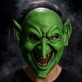 thumbnail image 6 of Mask Green Goblin Mask Latex Full Face Adult Halloween Mask for Masquerade Party Spooky Haunted House Accessory, 6 of 6