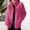 F-141RD1, variant on ZHOGXU Women's Hooded Coat Long Sleeve Solid Color Zipper Plush Comfortable Stylish Jacket For Casual Daily Wear Bw2 L