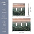 thumbnail image 2 of Yayeee Toggle Light Switch Wall Plate 3-Gang 6.37"x4.48" Decorative Outlet Cover, Mountains at Dawn, 2 of 7
