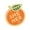 QHXZ5175, variant on Versatile Enameled Pin for Gender Featuring Oranges Fruit Symbol and Pronoun Designs THEY SHE/HER Gift