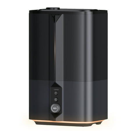 

Kyvol Humidifier 4.5L Cool Mist Large 360° Ultrasonic Humidifiers for Large Room Bedroom Basement Auto Off For Plants Quiet for Babies Kids (Grey)