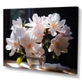 thumbnail image 2 of Designart "White Yellow Magnolias landscape II" Floral Canvas Art Print, 2 of 5