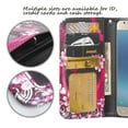 thumbnail image 3 of For Tracfone/StraightTalk Samsung Galaxy J3 Orbit (S367VL) Case Leather Wallet Case [ID&Credit Card Slots] Flip Phone Cases&nbsp; - Hot Pink Heart, 3 of 5