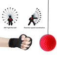 thumbnail image 1 of Pelotas de reacción de boxeo Reflex Ball Head Band Fighting Speed ​​Training Punch Ball Muay Tai Mma Sanda Boxer Raising Reaction Force ZefeiWu 8390614886261, 1 of 1