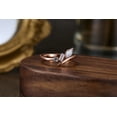 thumbnail image 5 of 14K Rose Gold Moissanite Wedding Ring Jewelry Gifts for Women, 5 of 5