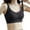 Black, variant on Women's Seamless Latex Push Up Bra Large Jelly Strip, Soft Support for Small