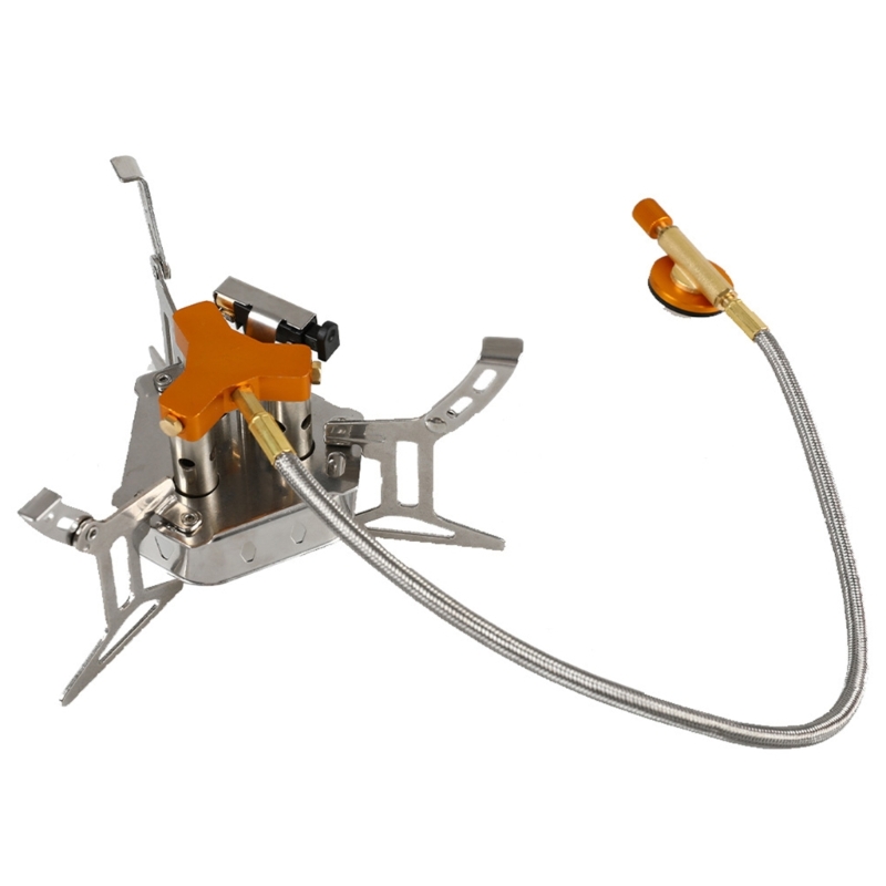 Mini Outdoor Camping Gas Stove Wind-proof Furnaces Burner Foldable Portable Backpacking Stove Ultralight Picnics Cooker