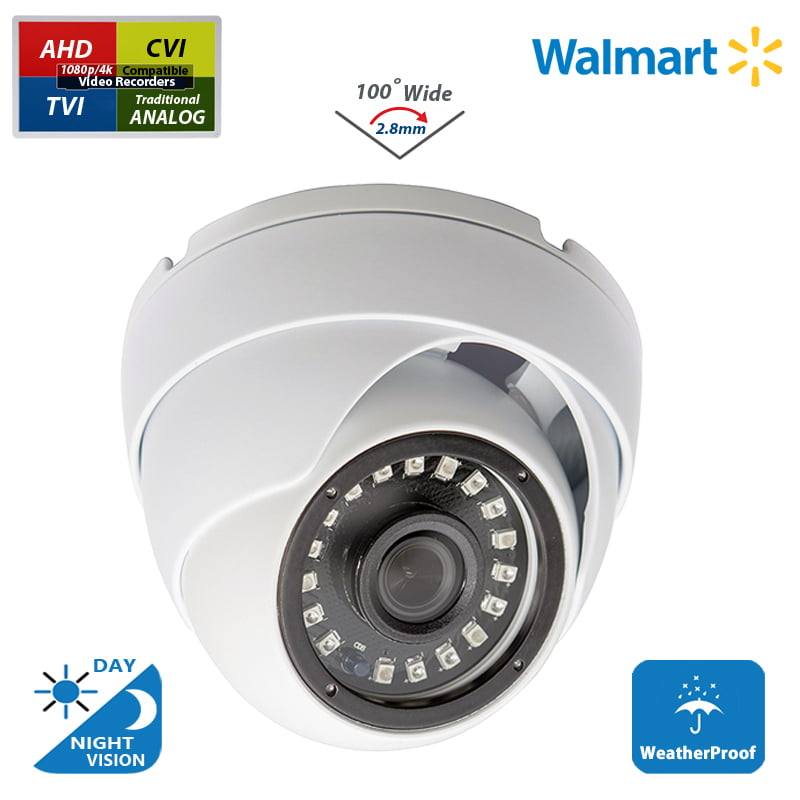2MP 1080P AHD Analog CCTV Dome Security Camera Outdoor Night Vision Wide Angle