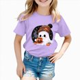 thumbnail image 5 of KPVEVIQ Toddler Boy Girl Pumpkin Print Spooky Halloween T-Shirt Short Sleeve Kids Fun Tops, 5 of 6
