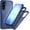 Blue/Navy, variant on REQO for Samsung Galaxy A17 5G Case with HD Screen Protector [Military Grade Drop Protection] Heavy Duty Full Body Shockproof Protection for Galaxy A17 5G Phone Case