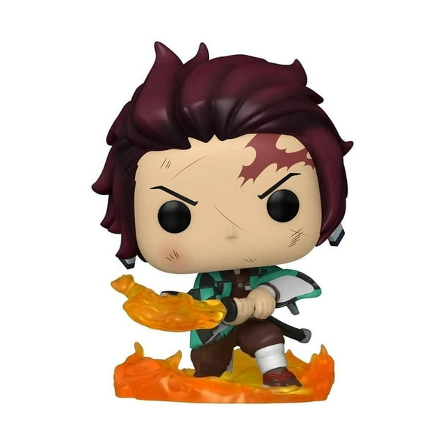 Figura Funko Demon,Slayer Tanjiro,Kamado,con,Espada,de,Fuego,3.7,Pulgadas