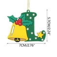 thumbnail image 2 of YIKA Personalized Christmas Ornaments 26-Style Christmas Tree Ornaments Set With English Uppercase Letters L, 2 of 9