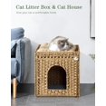 thumbnail image 2 of Armario para gatos SETVSON Rattan Natural, 2 of 7