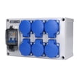 thumbnail image 2 of Caja de toma de corriente de pared, caja de toma de corriente de pared ABS, interruptor de pared, posición de enchufe, toma de corriente alemana de alta capacidad, 2 of 8