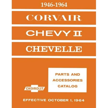1964 Chevy - Bishko OEM Repair Maintenance Parts Book Loose Leaf for Chevrolet Chevelle, Chevy II, Corvair, Nova 1946 - 1964