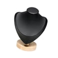 thumbnail image 3 of kurtrusly Affichage de Collier Buste Lisse Stable pour Magasin Showroom Commode de Détail Noir S 1Set, 3 of 6