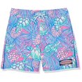 thumbnail image 2 of vineyard vines boys Piped Printed Chappy Swim Trunks, Seaturtle Pink, 2 US, 2 of 2
