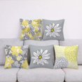 thumbnail image 2 of Juego de 4 fundas de cojín, funda de almohada de flores para sofá, hogar, sala de estar, dormitorio, Hom, 2 of 5