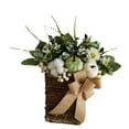 thumbnail image 4 of Cesta de flores para colgar en la pared, guirnalda de cosecha otoñal, para fiestas de otoño algodón de calabaza, 4 of 9