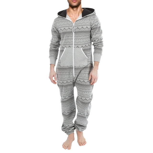 Men's Fashion One Piece Jumpsuit Overall Printed Playsuit