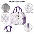 thumbnail image 4 of Womens Princess Castle & Unicorn Pattern Lunch Box for Work,Insulated Lunch Bag for Women,Loncheras Para Mujer,Leakproof Adult Lunch Bag for Work,Beach,Travel,Picnic,Camping, 4 of 7