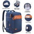 thumbnail image 3 of UKEIN Travel Backpack for Men & Women Carry On Backpack Flight Approved Expandable 42L Waterproof Anti-Theft Personal Item Backpack with Packing Cubes and Shoe Pocket, 3 of 8