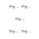 thumbnail image 3 of Gafas de sol cuadradas Minnieouse para mujer multicolores de resina, 3 of 6