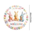 thumbnail image 3 of zhangmingg Tapis de Bienvenue Rond Absorbant Non Décoratif pour Entrée de Maison, 3 of 7