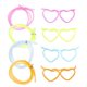 thumbnail image 3 of Unique Glasses Shape Drinking Straws For Kids Parties Multi-Function 8Pcs, 3 of 4