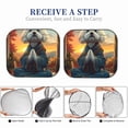 thumbnail image 6 of Sikiie Sunset Meditating Bichon Frise Print Foldable Car Windshield Sun Visor, Car Window Sunshade Suitable for Sedan, SUV and Truck Car Accessories-Small, 6 of 6
