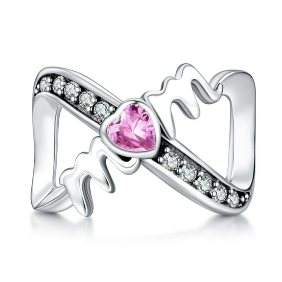 925 Sterling Silver Charm for Bracelets Infinitive Love Mom Charms Women Bracelet Charm