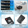 thumbnail image 5 of 3D Stereo Music NFC Wireless Adapter Audio Transmitter Receiver Bluetooth 5.0 TF Card RCA 3.5mm AUX Adapter IR Control With Mic, 5 of 5