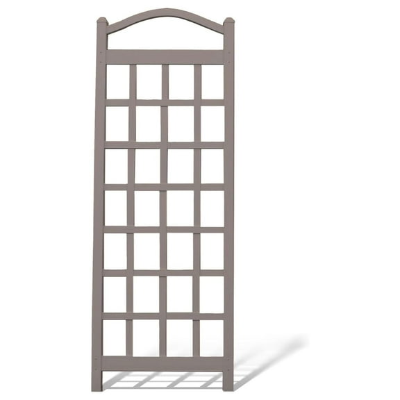 Dura-Trel Cambridge 28 by 75 Inch Indoor Outdoor Garden Trellis Plant Support for Vines and Climbing Plants, Flowers, and Vegetables, Mocha