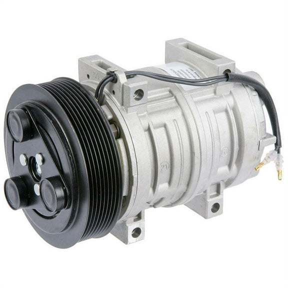 AC Compressor & 141mm 8-Groove A/C Clutch Replaces Tama TM-21 488-47244 12v Seltec Zexel Valeo Diesel Kiki - BuyAutoParts